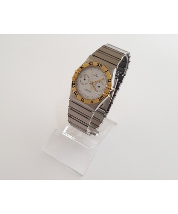 Szwajcarski zegarek OMEGA Constellation CHRONOMETR z lat 90-tych XX - stal + złoto