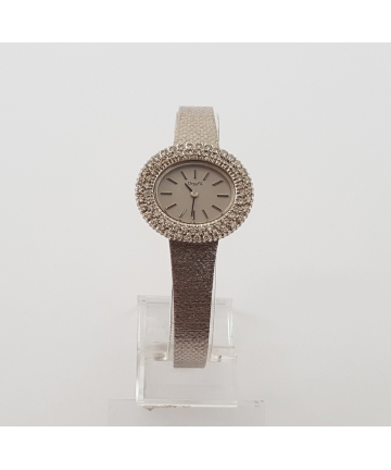 Szwajcarski zegarek ORAFA z lat 70/80-tych XX wieku zdobiony brylantami 68 łącznie 1.0 ct