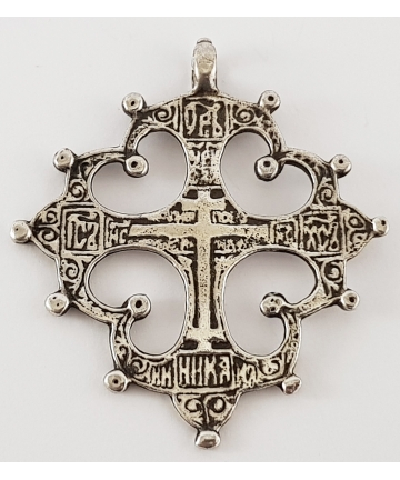 Prawosławny Krzyż w typie Bizantyjskiego z lat 1800 / 1860